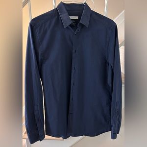 Authentic Gianni Versace Collection Men’s Solid Trend Shirt Size 42/16.5 EU/US